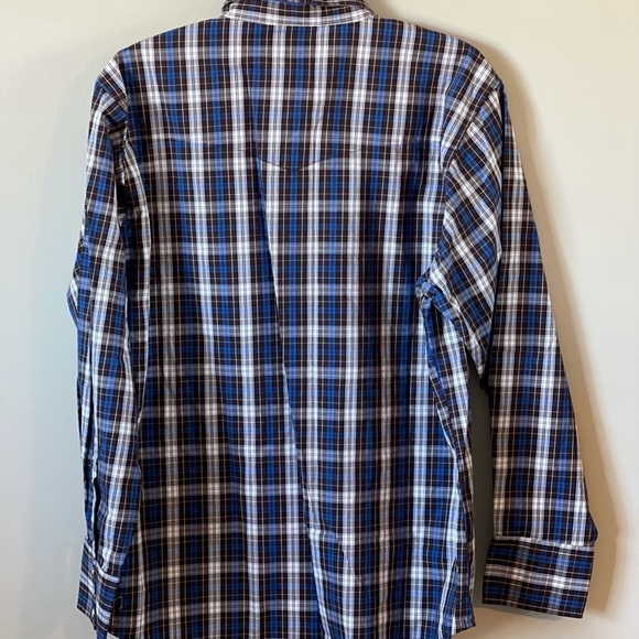 Wrangler size large pearl snap rodeo western shirt work wear - Picture 11 of 16